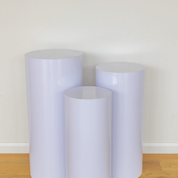 Acrylic plinths - white