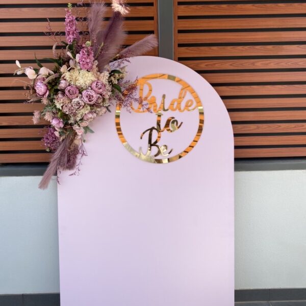 Pink arch backdrop - 1.8m