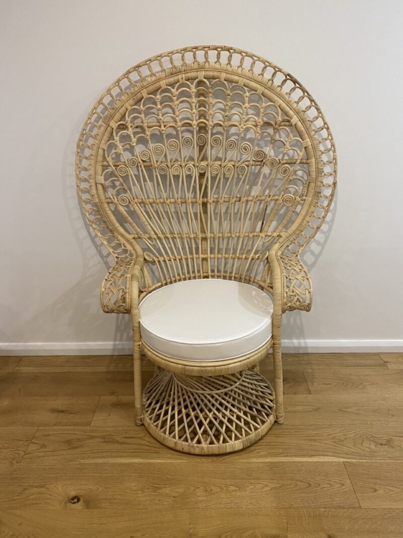 Peacock chair - nude